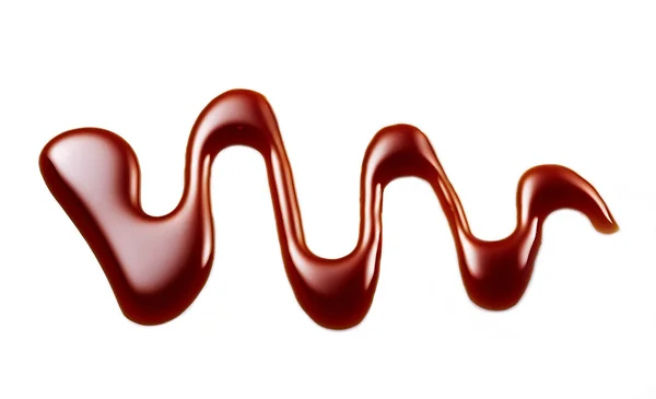 Chocolate drop macro — Stock Photo, Image