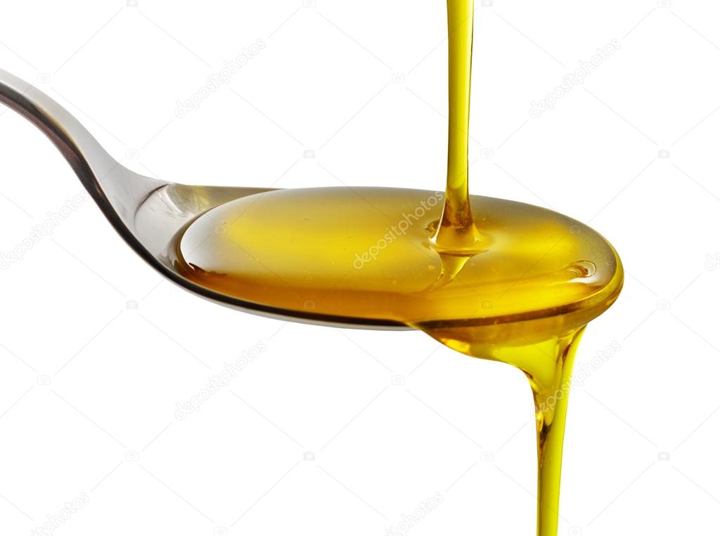 pouring cooking oil