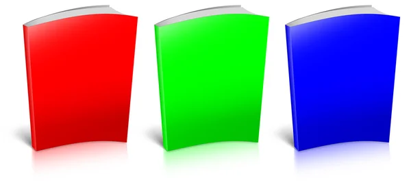 Plantilla de libro vacía RGB — Foto de Stock