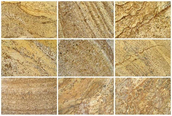 Twelve Natural Limestone Background or textures — Stock Photo, Image