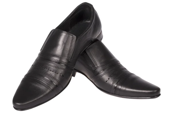 Klasyczne czarne buty (ścieżka przycinająca) — Zdjęcie stockowe