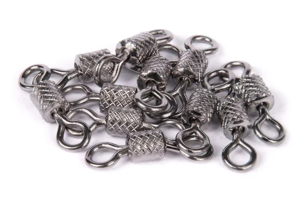 Many fishing swivel — Stock Photo, Image