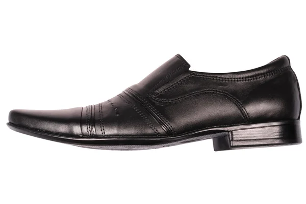 Classic black shoes (Clipping path) — Stock Photo, Image