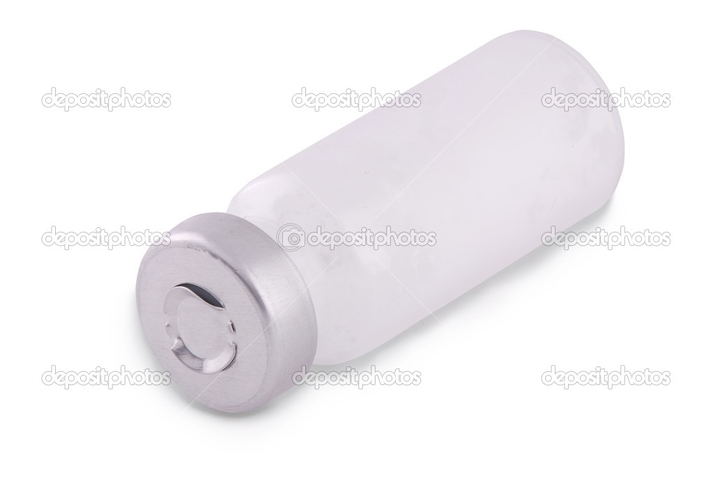 Medical vial (Clipping path)