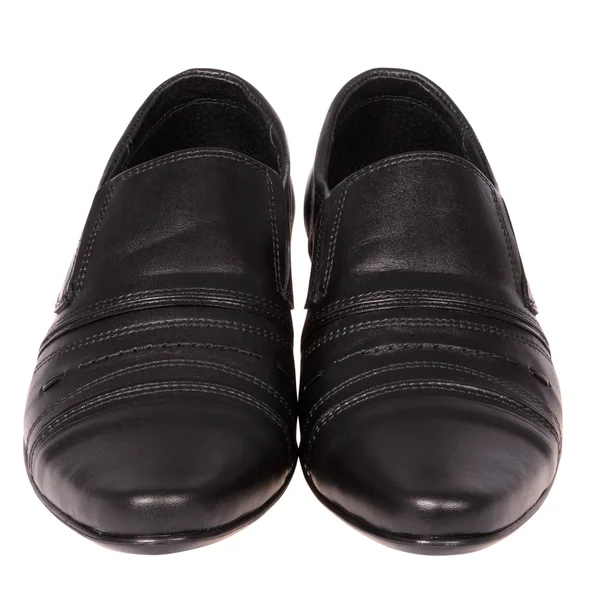 Classic black shoes (Clipping path) — Stock Photo, Image