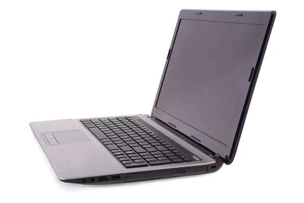 Laptop su bianco — Foto Stock