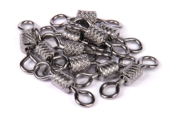 Many fishing swivel — Stock Photo, Image