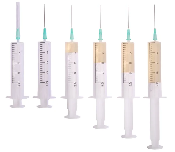 Syringe with medicine — Stock Photo, Image