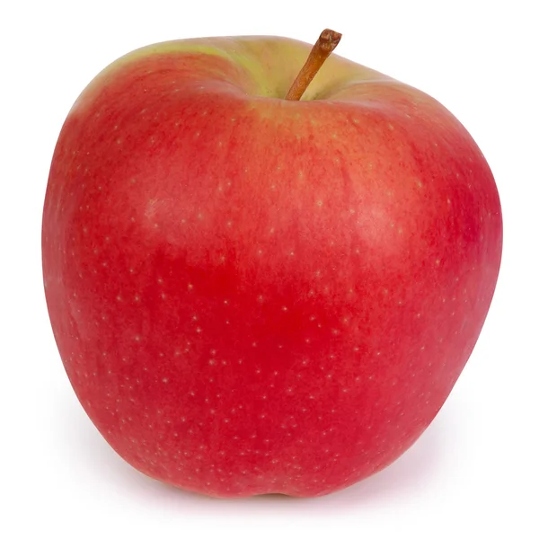 Rött äpple (urklippsbana) — Stockfoto