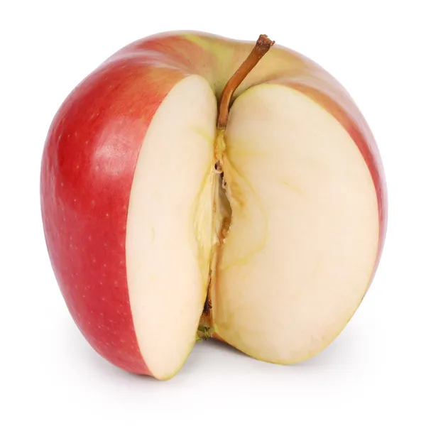 Κόκκινο μήλο (διαδρομή αποκοπής) — Φωτογραφία Αρχείου