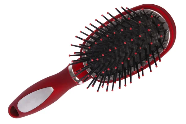 Hair brush massage. — Stock Photo, Image