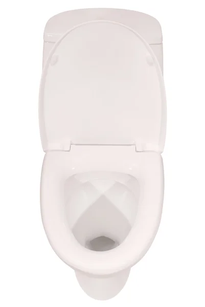 Beyaz tuvalet kase (kırpma yolu) — Stok fotoğraf