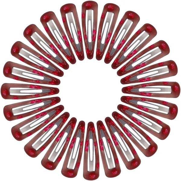 Clip di capelli rossi in un cerchio — Foto Stock