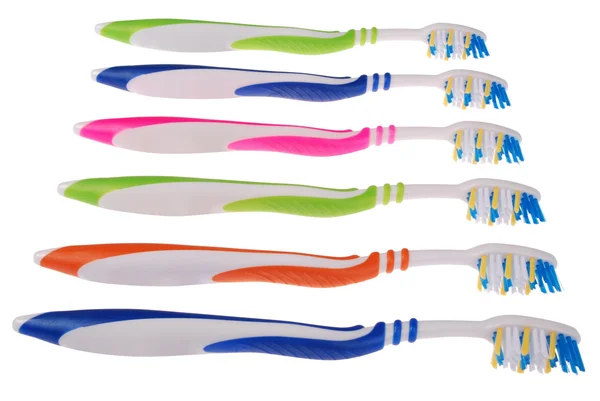 Escovas de dentes (caminho de recorte ) — Fotografia de Stock