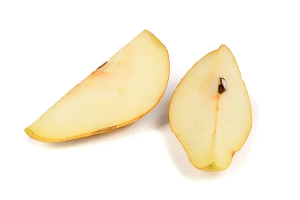 Груши Изолированы Белом Фоне Pears Macro Studio Фото Фото Высокого — стоковое фото