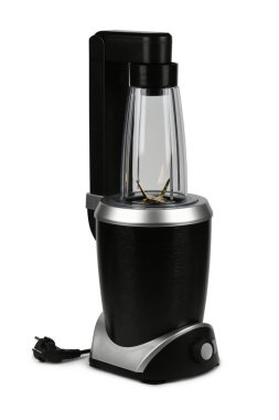 Elektrik mikseri, mutfak ekipmanları beyaz arka planda izole edilmiş. Yüksek çözünürlüklü. Tam alan derinliği.