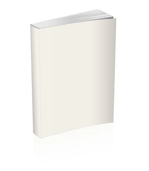 Libri Tascabili Modello Bianco Vuoto Layout Presentazione Design Rendering Immagine — Foto Stock