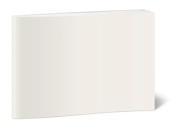 Paperback Livros Branco Modelo Branco Para Layouts Apresentação Design Renderização — Fotografia de Stock