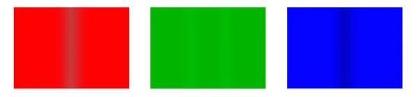 Tre Depliant Rgb Modello Vuoto Rosso Verde Blu Layout Presentazione — Foto Stock