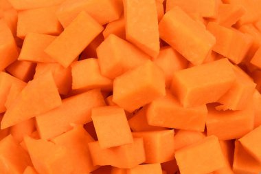 Olgunlaşmış Butternut kabağı (Cucurbita moschata) ile arka plan. Yüksek çözünürlüklü. Tam alan derinliği.