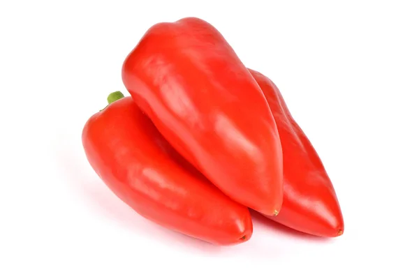 Paprika Segar Bell Pepper Terisolasi Dengan Latar Belakang Putih Foto — Stok Foto
