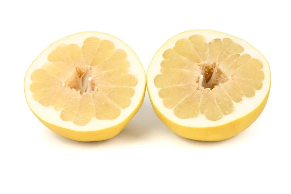 Perfectly Retouched Pomelo White Background High Resolution Photo Full Depth — Stock fotografie