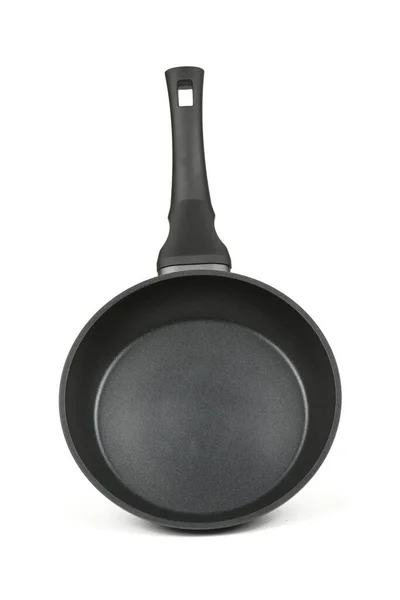 Black Frying Pan White Background High Resolution Photo Full Depth Stock Picture