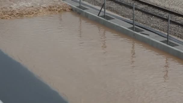 Tempo tempestuoso - Israel Inverno chuvoso — Vídeo de Stock