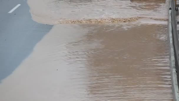 嵐の天気予報 - イスラエル共和国の雨冬 — ストック動画