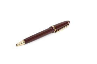 Beyaz arkaplanda izole edilmiş kalem