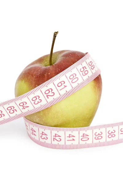 Apples measured — Stock Photo, Image