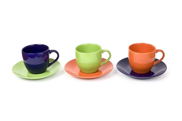 Kleurrijke cups — Stockfoto