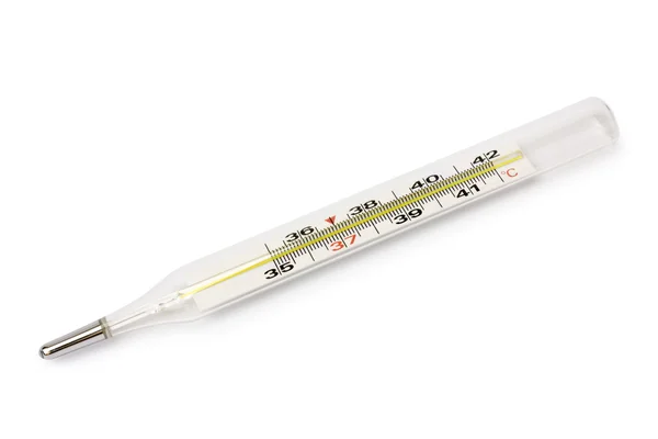 Bir termometre — Stok fotoğraf