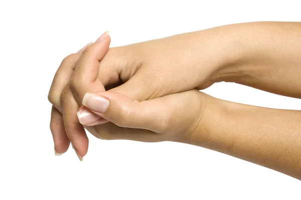 Les mains dans la prière — Photo