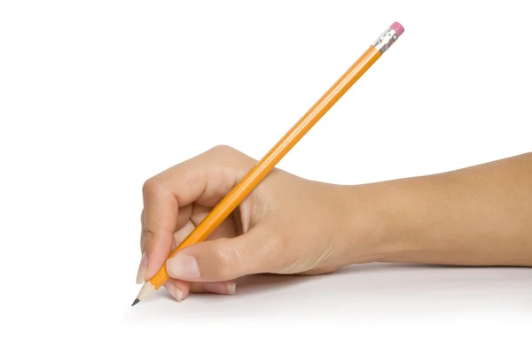 Pencil in a hand — Stock Photo, Image
