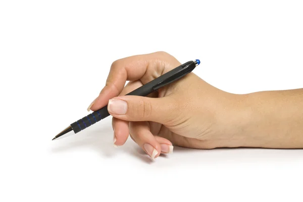 Pen in hand — Stock Photo, Image