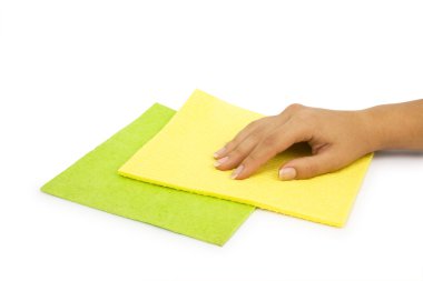 el ile sarı sünger