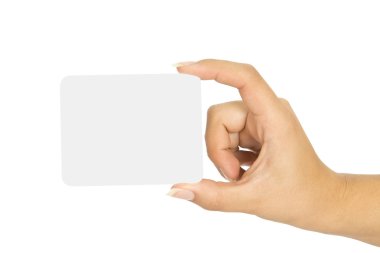 el tutma boş kartı