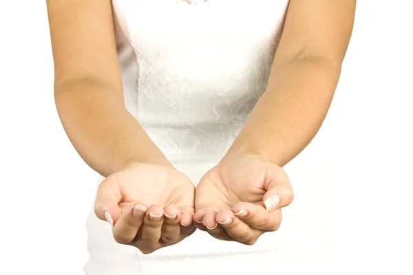 The open hands — Stock Photo, Image