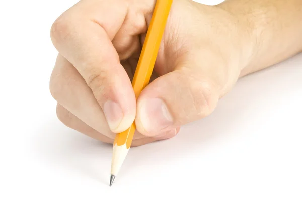 Pencil in a hand — Stock Photo, Image