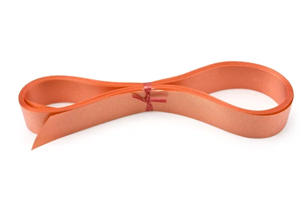 Orange ribbon — Stock Photo, Image