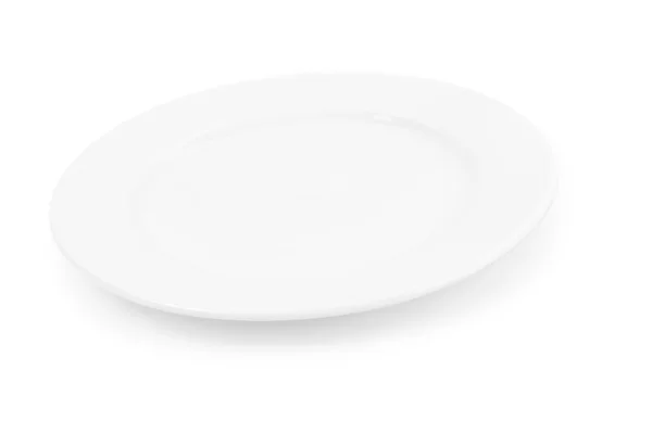 Plato blanco — Foto de Stock