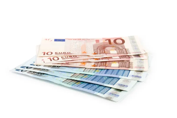 Euro money banknotes — Stock Photo, Image