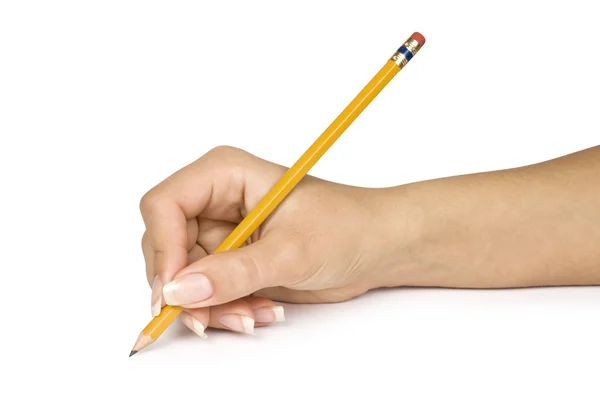 Un lápiz en una mano —  Fotos de Stock