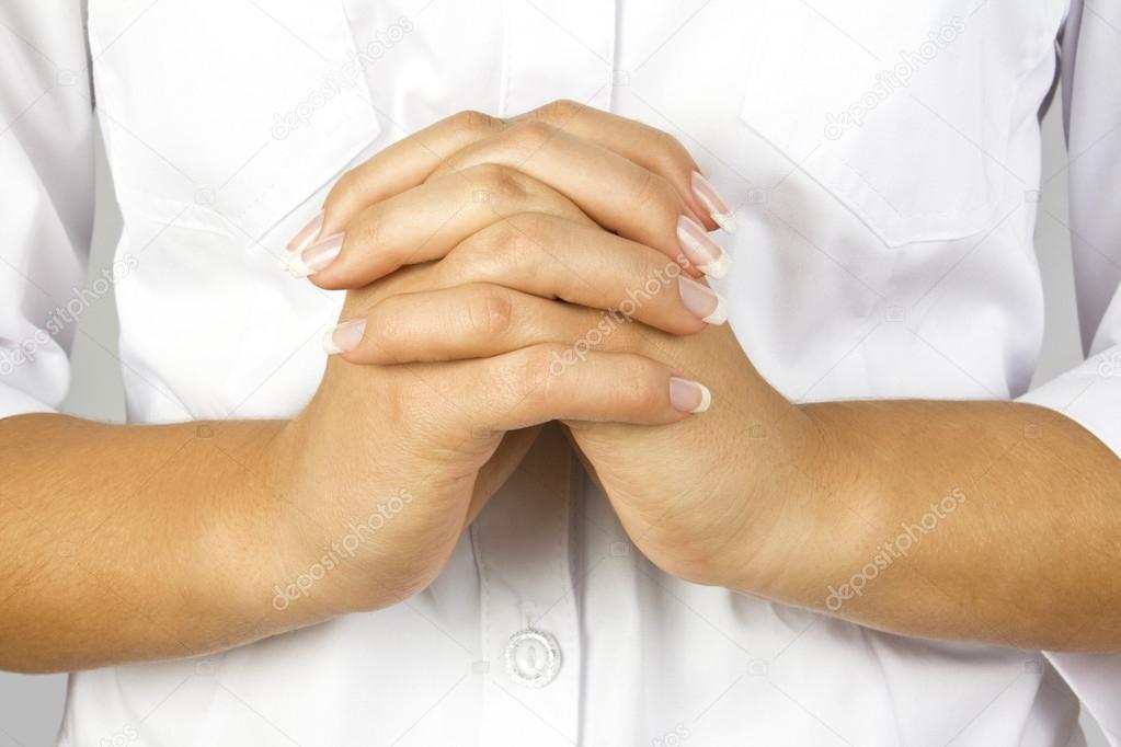Hands Positioned as in Prayer