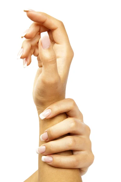 官能の女性の爪のケア — ストック写真