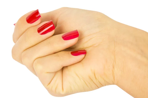 Cuidado para sensualidade unhas mulher — Fotografia de Stock