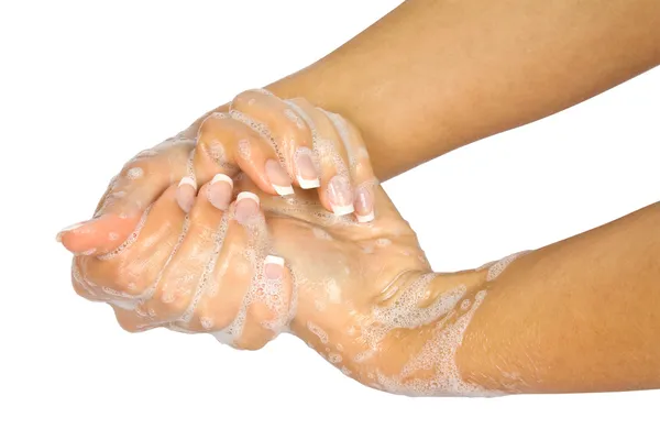 Soap female hand — Stock Photo, Image