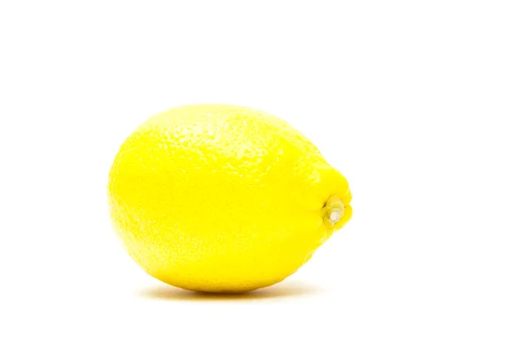 Cytryna izolowane białe tło — Zdjęcie stockowe