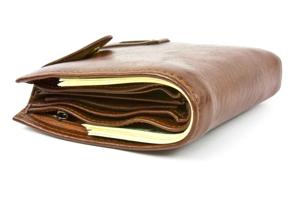 Brown purse — Stock Photo, Image